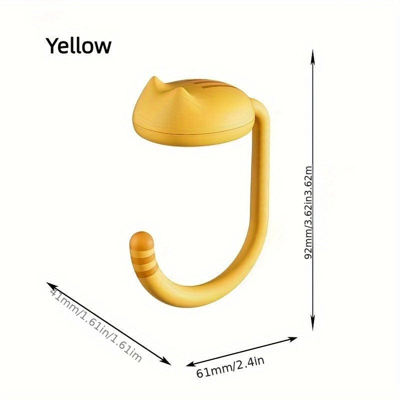 2pcs Portable Table Hooks, Easy to Install No Drilling Required, Heavy Duty Load Capacity, Casual Style Plastic Wall Hooks, Suitable for Backpacks, Dual Color, Compact and Portable Design, Utility Hooks